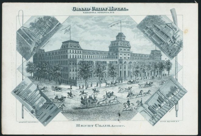 Stich des Grand Union Hotel, Saratoga Springs